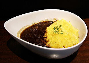 エントランスカフェのオムハヤシ エントランスカフェのオムハヤシ