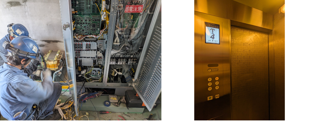 山王マンションのエレベーター