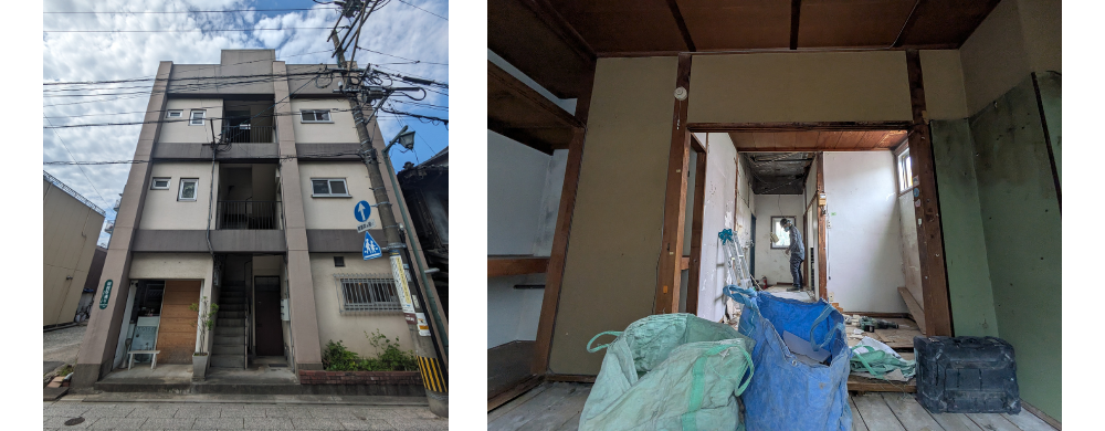 御供所町のレトロビルでプロジェクト始動