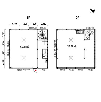 部屋の間取り図