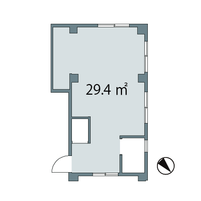 部屋の間取り図