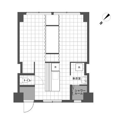部屋の間取り図