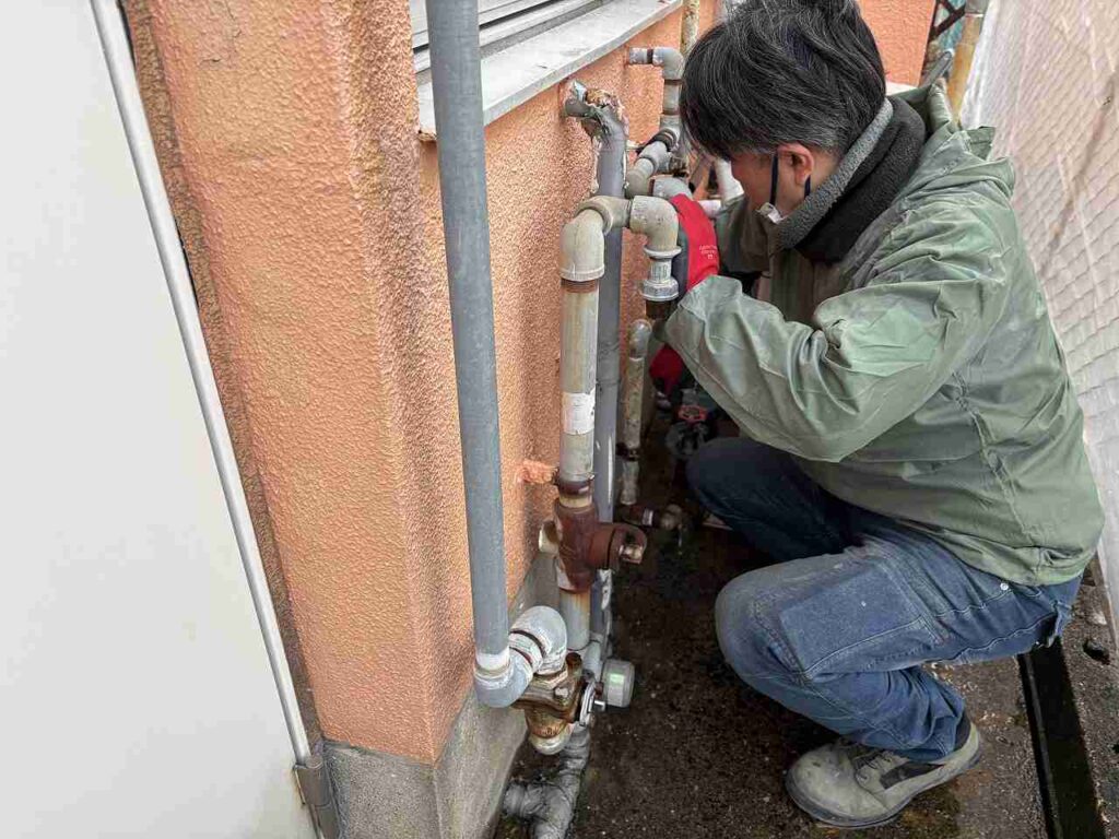 給水管更新工事